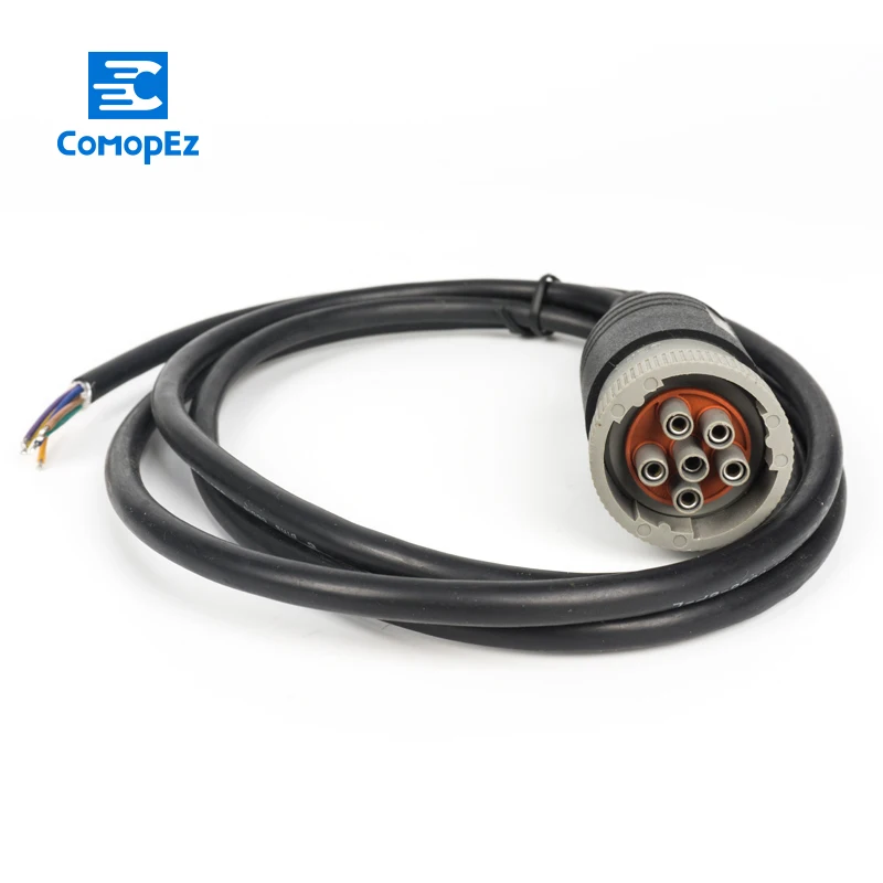 Tuck Cable, Female J1708 (6pin) to Open End, 1ft, 6pins Wire for Car Adapter Cable 6 PIN Female diagnosctic tool connector
Tuck Cable, Female J1708 (6pin) to Open End, 1ft, 6pins Wire for Car Adapter Cable 6 PIN Female diagnosctic tool connector