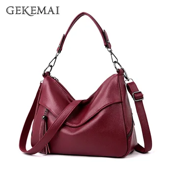 Designer Women Shoulder Bag Fashion Tassel Leather Crossbody Bags for Women Luxury Ladies Handbags Female Messenger Bag Sac 2019
Designer Women Shoulder Bag Fashion Tassel Leather Crossbody Bags for Women Luxury Ladies Handbags Female Messenger Bag Sac 2019