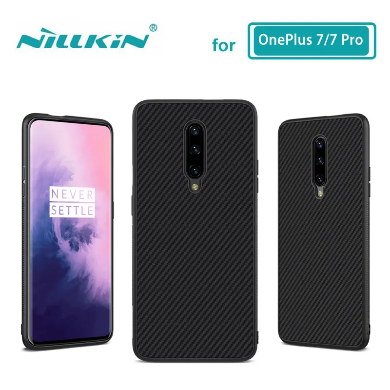 OnePlus 7 Pro Case Casing Nillkin Synthetic fiber Carbon PP Plastic Back Case for OnePlus 7/7 Pro Cover
OnePlus 7 Pro Case Casing Nillkin Synthetic fiber Carbon PP Plastic Back Case for OnePlus 7/7 Pro Cover