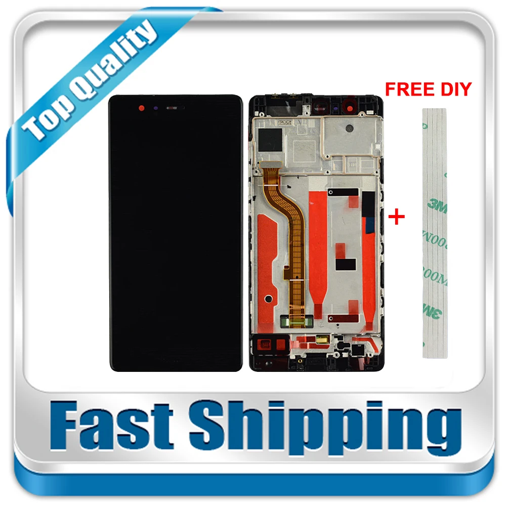 New For Huawei P9 EVA-L09 EVA-L19 1920*1080 LCD Display+Touch Screen with Frame Assembly Black White Gold
New For Huawei P9 EVA-L09 EVA-L19 1920*1080 LCD Display+Touch Screen with Frame Assembly Black White Gold