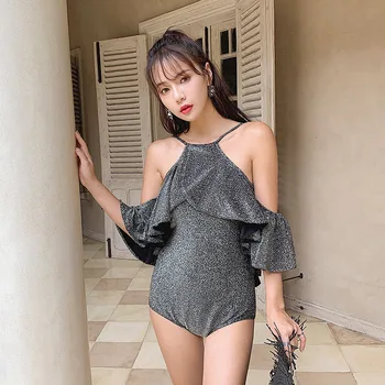 Swimsuit Fused Large Size Womens Bathing Suits Women's Suit Bikini Femme New Women Leaf Bare Back Stomach 2019 Solid Polyester
Swimsuit Fused Large Size Womens Bathing Suits Women's Suit Bikini Femme New Women Leaf Bare Back Stomach 2019 Solid Polyester