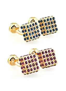 5pairs/lot Luxury Crystal Cufflinks Gold Square Rhinestone Cuff Links Hollow Designed Business Cufflinks Men's Jewelry Wholesale
5pairs/lot Luxury Crystal Cufflinks Gold Square Rhinestone Cuff Links Hollow Designed Business Cufflinks Men's Jewelry Wholesale