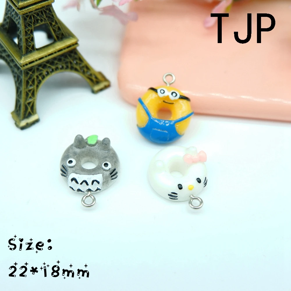 Kawaii Cartoon Donuts Charms Pendants for DIY decoration bracelets necklace earring key chain Jewelry Making
Kawaii Cartoon Donuts Charms Pendants for DIY decoration bracelets necklace earring key chain Jewelry Making