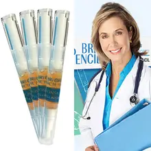 4 piezas hongo lápiz de tratamiento de uñas Onychomycosis paronichía reparación cuidado solución bonita(China)