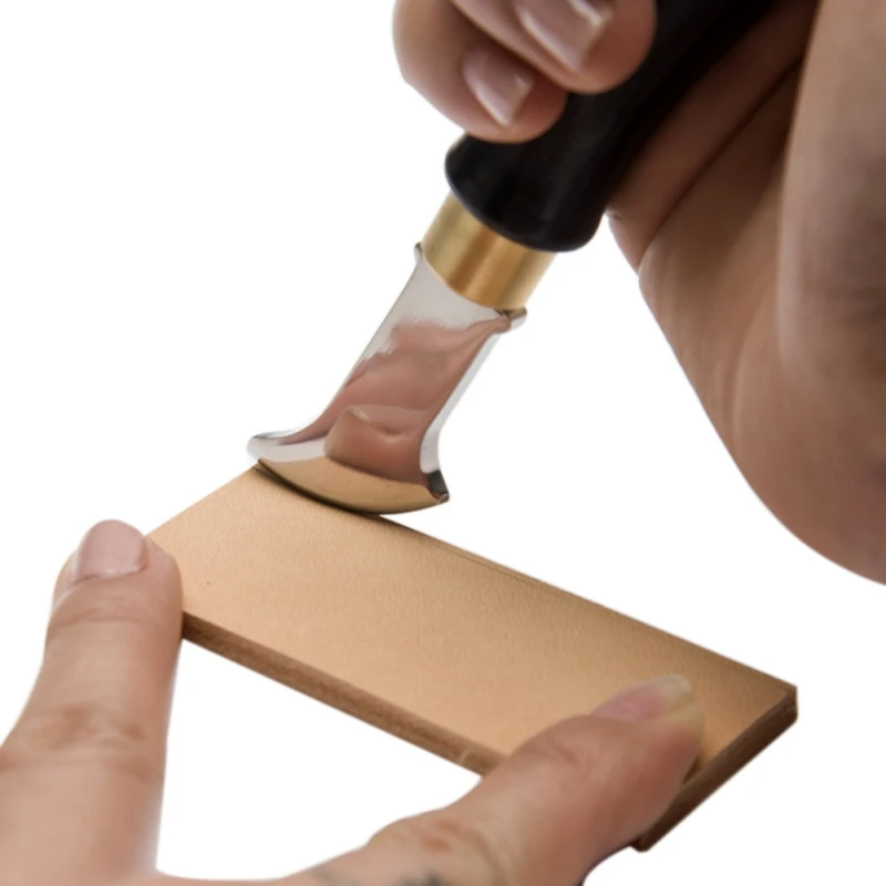 2019 Ebony Leather Edge Creaser Leathercraft Marking Edge Decorate Line Tool Stainless Steel Blade Shallow Groove Press Line
2019 Ebony Leather Edge Creaser Leathercraft Marking Edge Decorate Line Tool Stainless Steel Blade Shallow Groove Press Line