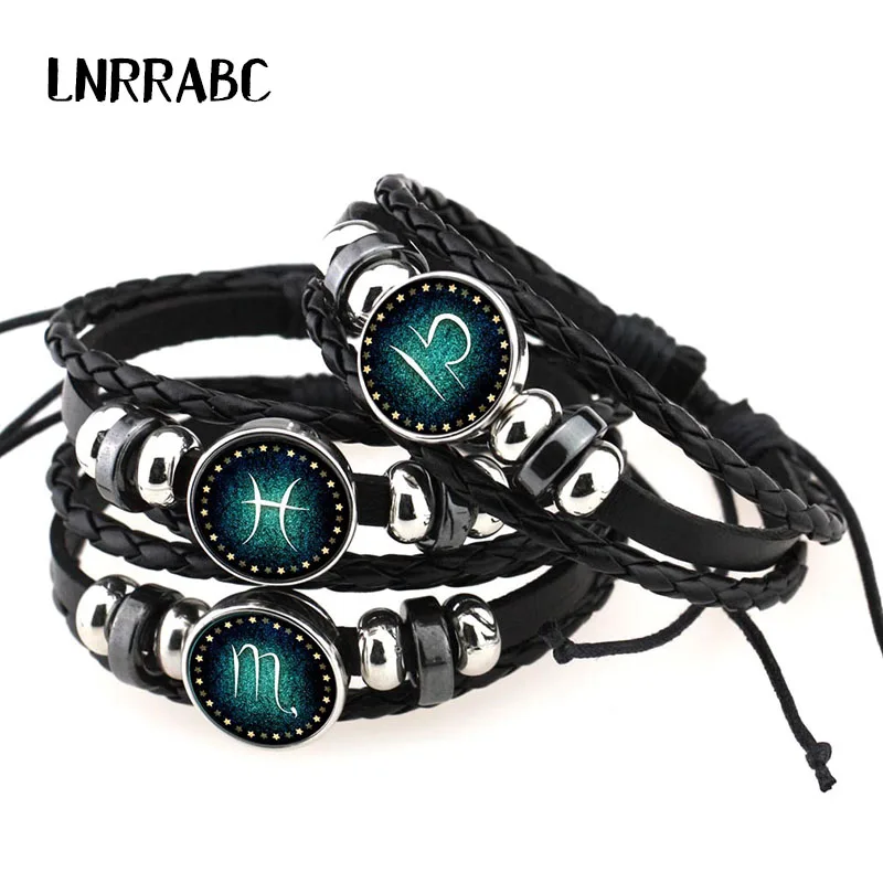 Sale Leather 12 Constellations Charm Women Bracelet Men Leather Bracelet Bangle for Men Boys Jewelry Accessories
Sale Leather 12 Constellations Charm Women Bracelet Men Leather Bracelet Bangle for Men Boys Jewelry Accessories