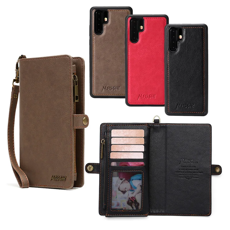 MEGSHI leder abnehmbare fall for HUAWEI P30 Pro fall 2 in 1 leder zipper tasche fall kreditkarte Brieftasche Fall
MEGSHI leder abnehmbare fall for HUAWEI P30 Pro fall 2 in 1 leder zipper tasche fall kreditkarte Brieftasche Fall