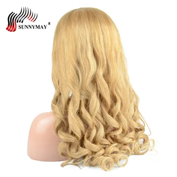Sunnymay Pre Plucked Glueless Full Lace Wigs Human Hair With Baby Hair #27 Color Malaysian Virgin Hair Loose Wave
Sunnymay Pre Plucked Glueless Full Lace Wigs Human Hair With Baby Hair #27 Color Malaysian Virgin Hair Loose Wave