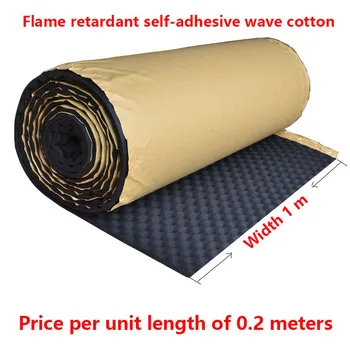 2pcs/lot Fever speaker sound absorption material sound insulation cotton wave cotton flame retardant self-adhesive 0.2 m price
2pcs/lot Fever speaker sound absorption material sound insulation cotton wave cotton flame retardant self-adhesive 0.2 m price