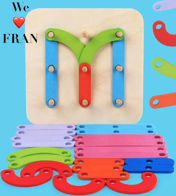 new arrive uilding blocks Identify numbers and develop brain 5 colors