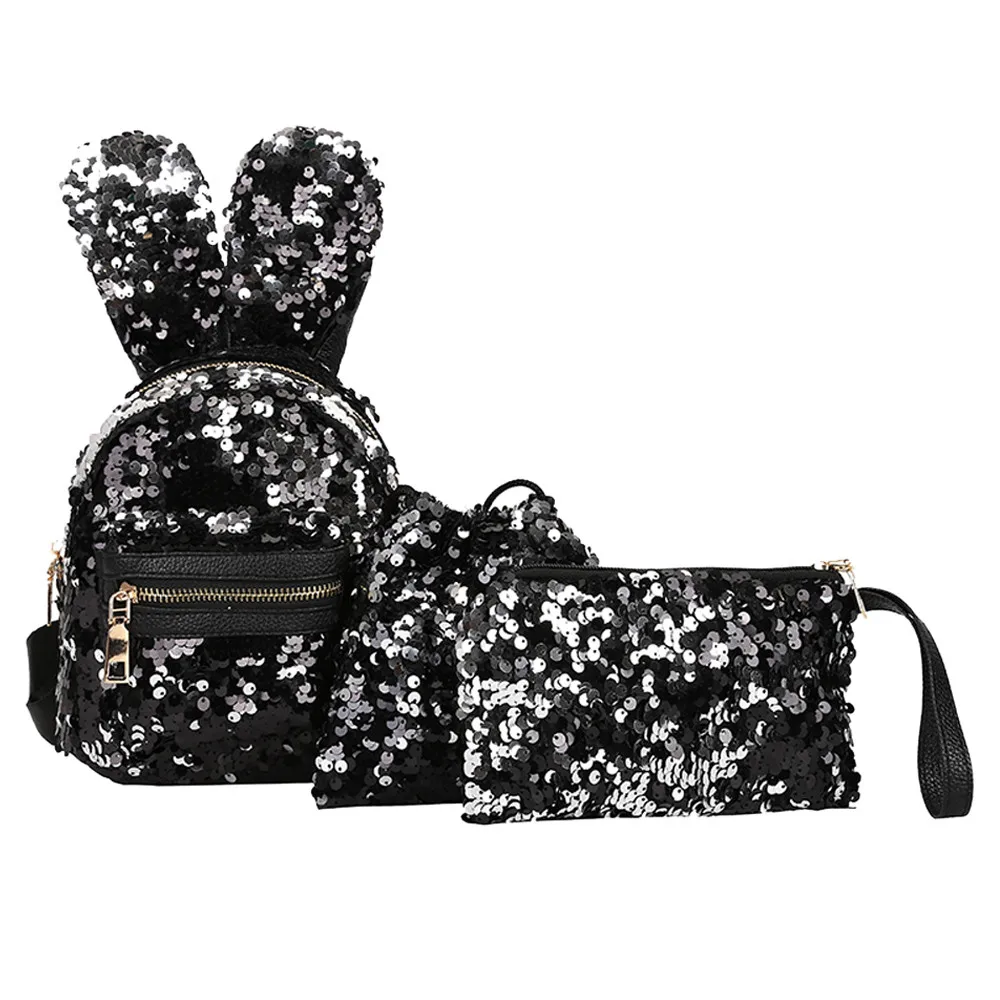 TRANSER 3Pcs Mini Children Girls Sequins Backpack Mochila Feminina Bling Cute Big Rabbit Ears Double Bag s27 30
TRANSER 3Pcs Mini Children Girls Sequins Backpack Mochila Feminina Bling Cute Big Rabbit Ears Double Bag s27 30