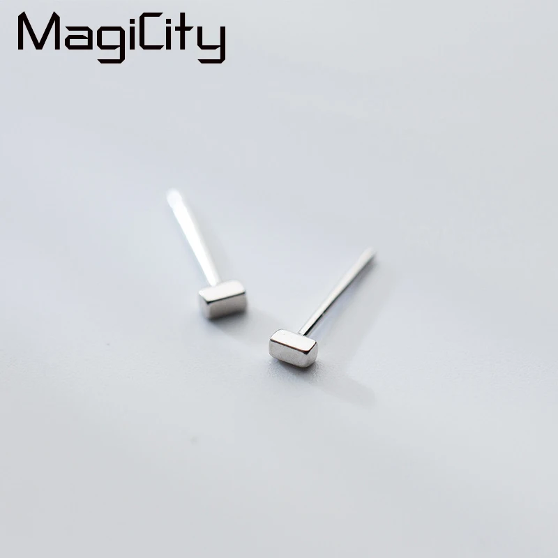 Genuine 925 Sterling Silver Geometric Square Stud Earrings For Women Fashion Style Girl Prevent Allergy Sterling-silver-jewelry
Genuine 925 Sterling Silver Geometric Square Stud Earrings For Women Fashion Style Girl Prevent Allergy Sterling-silver-jewelry