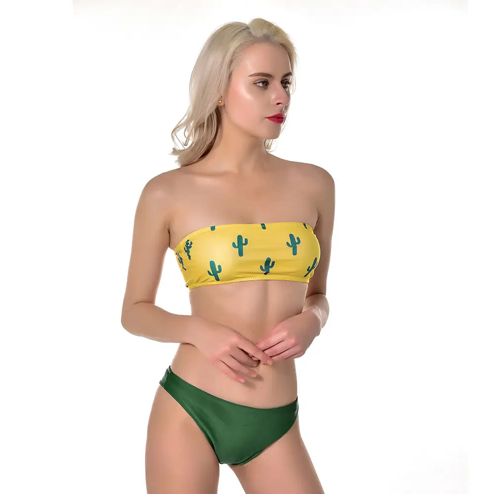 2019 Cool Summer Strapless Bandeau Bikinis 5