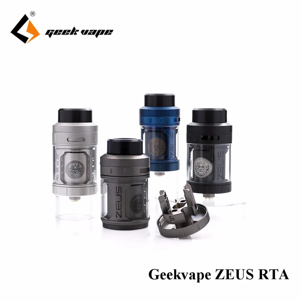 2 шт./лот новейший атомайзер Geekvape Zeus RTA с лучшим вкусом ecig 4 мл 3D воздушный поток