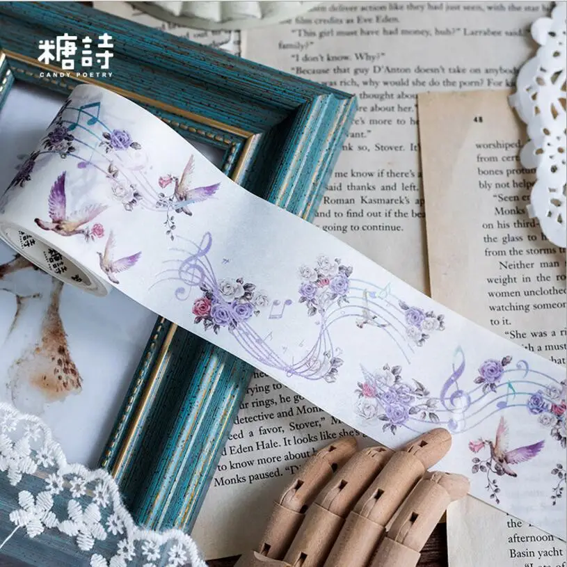 Creative Watercolor Music Note Cloud Japanese Masking Washi Tape Decorative Adhesive Tape Diy Scrapbooking School Office Supply
Creative Watercolor Music Note Cloud Japanese Masking Washi Tape Decorative Adhesive Tape Diy Scrapbooking School Office Supply