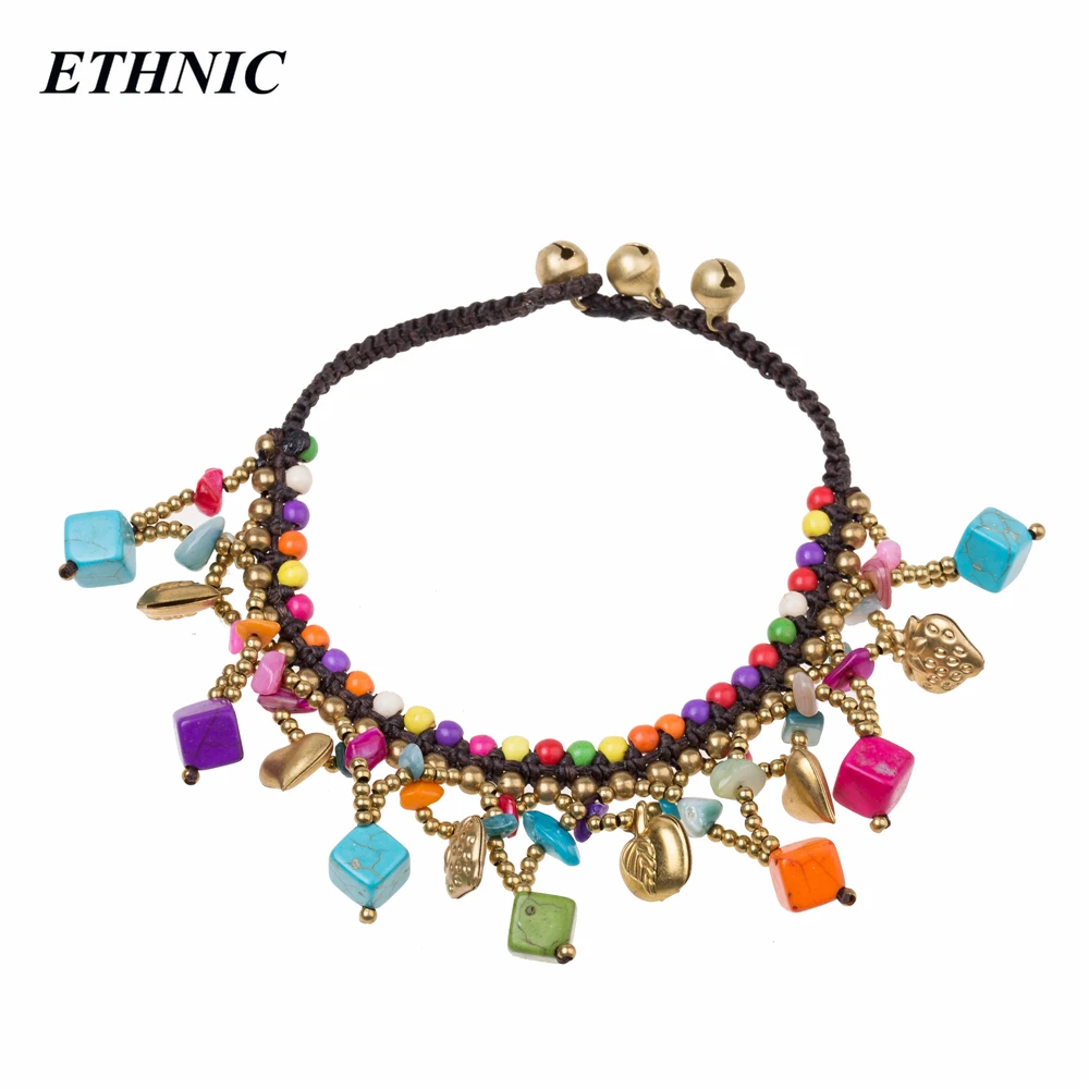 ETHNIC Boho Handmade Colorful Square Charm Anklets for Women Beach Fashion Anklet Gold-color Beaded Chain On Foot
ETHNIC Boho Handmade Colorful Square Charm Anklets for Women Beach Fashion Anklet Gold-color Beaded Chain On Foot