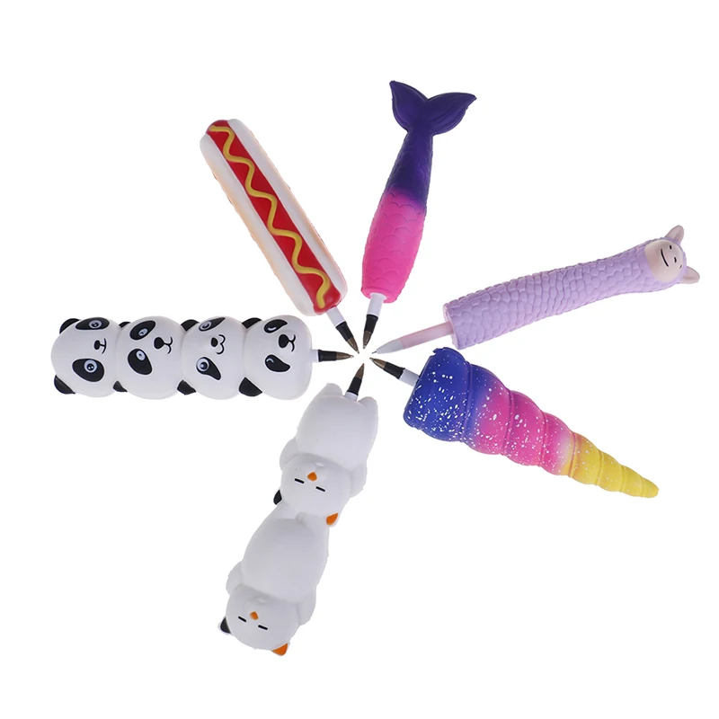 Children's Day Gift Toy Squishy Unicorn Cat Ice Cream Panda Bun Pen Cap Stationery Pencil Holder Toppers Slow Rising Squeeze 
Children's Day Gift Toy Squishy Unicorn Cat Ice Cream Panda Bun Pen Cap Stationery Pencil Holder Toppers Slow Rising Squeeze