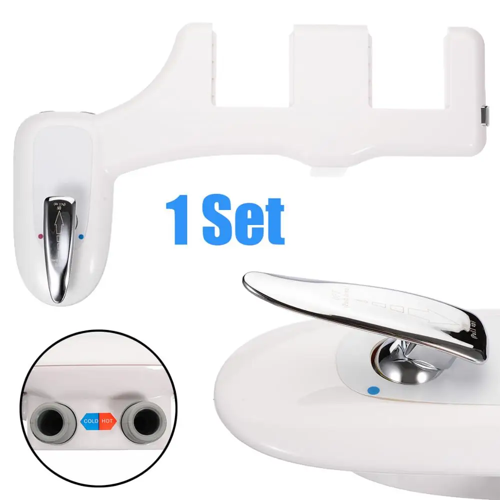Hot /Cold Water Toilet Bidet Non-Electric Toilet Seat Attachment Self-Cleaning Set Shattaf Washing Supplies
Hot /Cold Water Toilet Bidet Non-Electric Toilet Seat Attachment Self-Cleaning Set Shattaf Washing Supplies