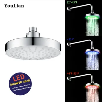 free hands LED shower head green blue red color LED top spray Romantic Light Water Bath Home Bathroom round Rainfall Shower Head
free hands LED shower head green blue red color LED top spray Romantic Light Water Bath Home Bathroom round Rainfall Shower Head