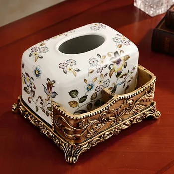 European box of high-grade ceramic retro paper drawing box table embossed decoration
European box of high-grade ceramic retro paper drawing box table embossed decoration