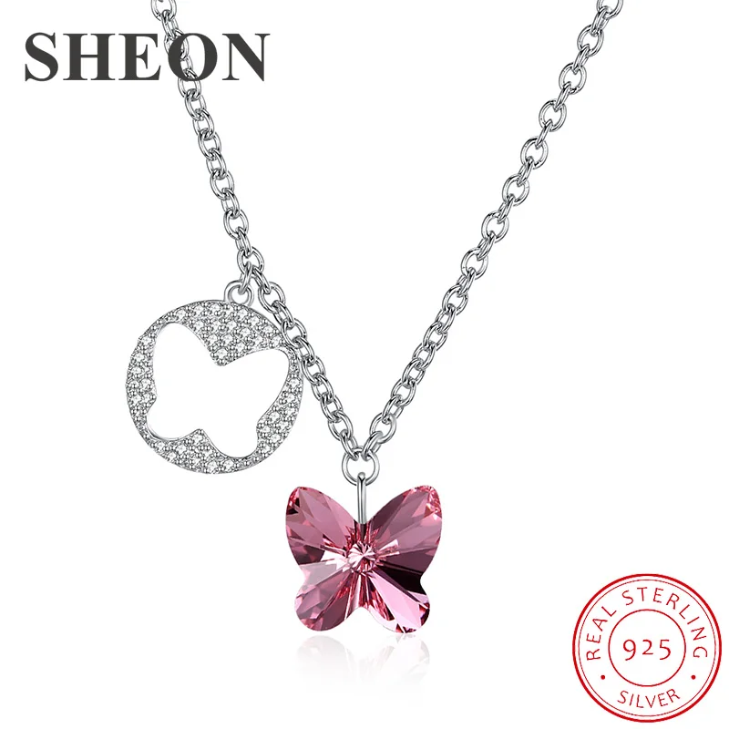 SHEON New arrival Luxury 925 Sterling Silver Dazzling Crystal Butterfly Pendant Necklaces for Women Sterling Silver Jewelry
SHEON New arrival Luxury 925 Sterling Silver Dazzling Crystal Butterfly Pendant Necklaces for Women Sterling Silver Jewelry