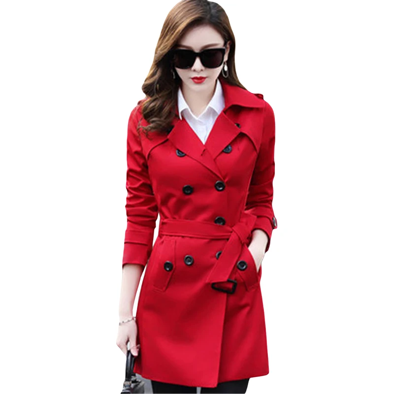 5 Color Double Breasted Long Trench Coat Women 2019 New Spring Autumn Fashion Plus Size Belt Cloak Windbreaker Female LP124
5 Color Double Breasted Long Trench Coat Women 2019 New Spring Autumn Fashion Plus Size Belt Cloak Windbreaker Female LP124