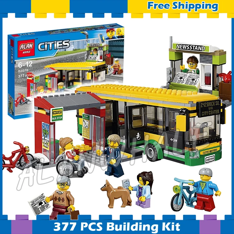 377pcs New City Town Bus Station Passenger 02078 Model Building Blocks Children Gifts sets Vehicle Hobby Compatible With Lego
377pcs New City Town Bus Station Passenger 02078 Model Building Blocks Children Gifts sets Vehicle Hobby Compatible With Lego