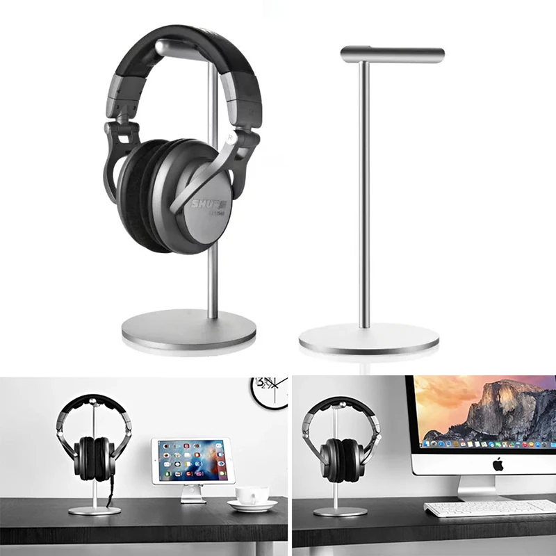 Aluminum Metal Desk Headphone Stand Headset Holder Bracket Desktop Earphone Hanger Display Storage Rack
Aluminum Metal Desk Headphone Stand Headset Holder Bracket Desktop Earphone Hanger Display Storage Rack