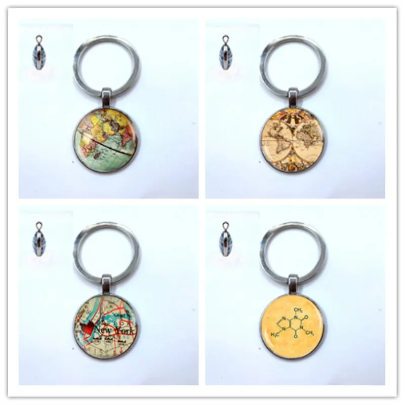New Double Sided Globe Dome Keychain Earth World Map Pendant Glass Chain Jewelry New York Map Handmade Keychain
New Double Sided Globe Dome Keychain Earth World Map Pendant Glass Chain Jewelry New York Map Handmade Keychain