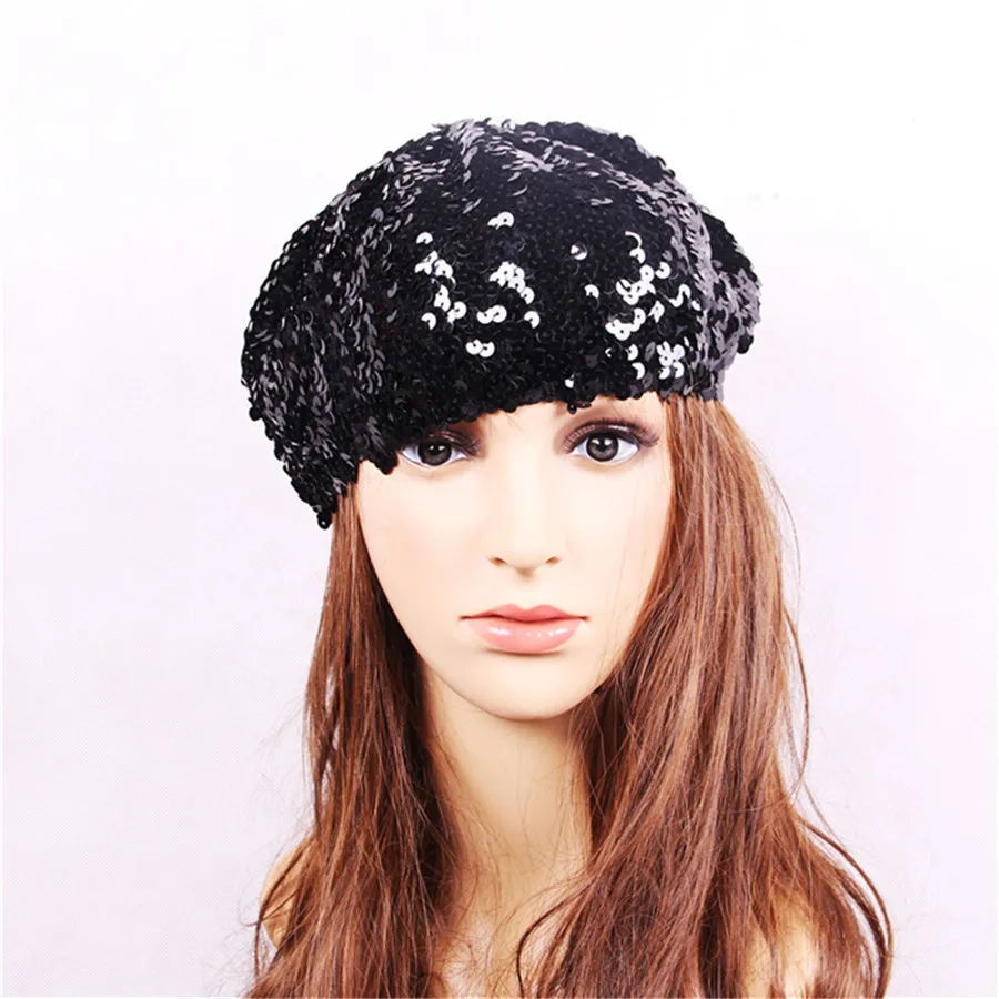Vintage Women Lady Shining Sequin Party Dance Hat Sequins Tam Stretch Shimmer Fun Shiny Beret Beanie Cap
Vintage Women Lady Shining Sequin Party Dance Hat Sequins Tam Stretch Shimmer Fun Shiny Beret Beanie Cap