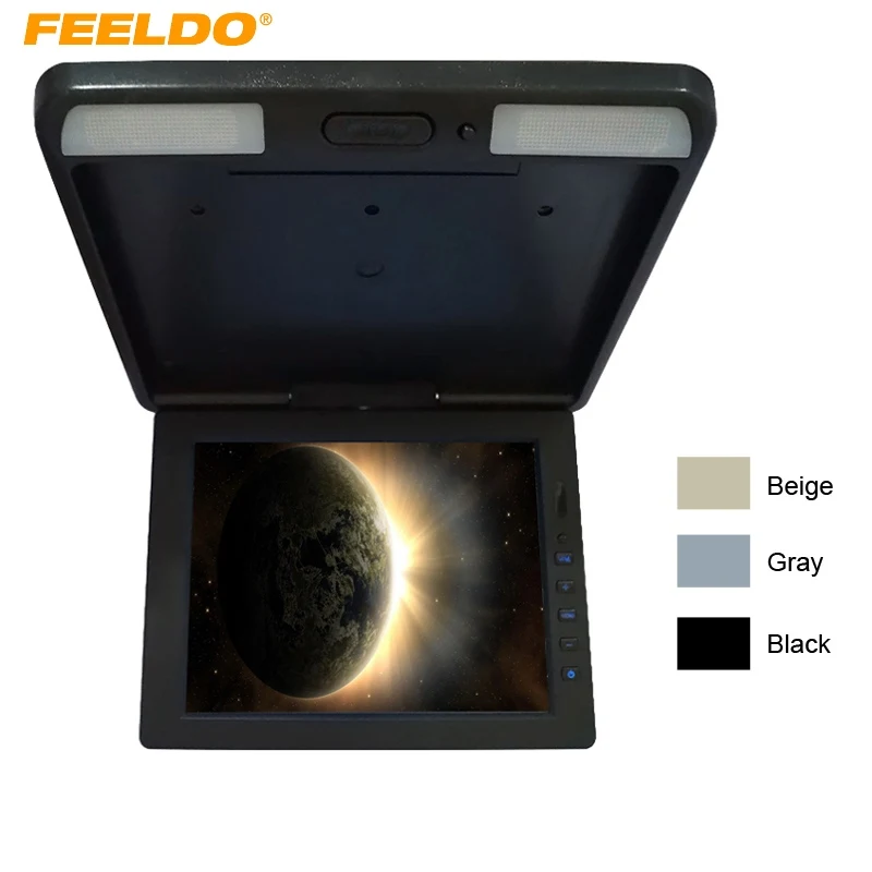 FEELDO 11.3" Roof Mounted TFT LCD Monitor 2-Way Video Input Flip Down Car/Bus/Truck Monitor #HQ1284
FEELDO 11.3" Roof Mounted TFT LCD Monitor 2-Way Video Input Flip Down Car/Bus/Truck Monitor #HQ1284
