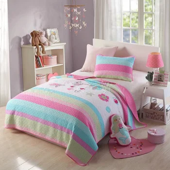 CHAUSUB Kids Mermaid Quilt Set 2PCS Twin size Cotton Quilts Bedspread Sheets Bed Cover Pillowcase Pink Girls Bedding Coverlet
CHAUSUB Kids Mermaid Quilt Set 2PCS Twin size Cotton Quilts Bedspread Sheets Bed Cover Pillowcase Pink Girls Bedding Coverlet