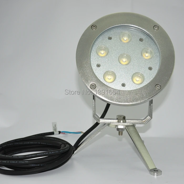 

CE ROHS IP68 316 stainless steel DC24V 18W Color Changing LED Fountain Light Underwater Light