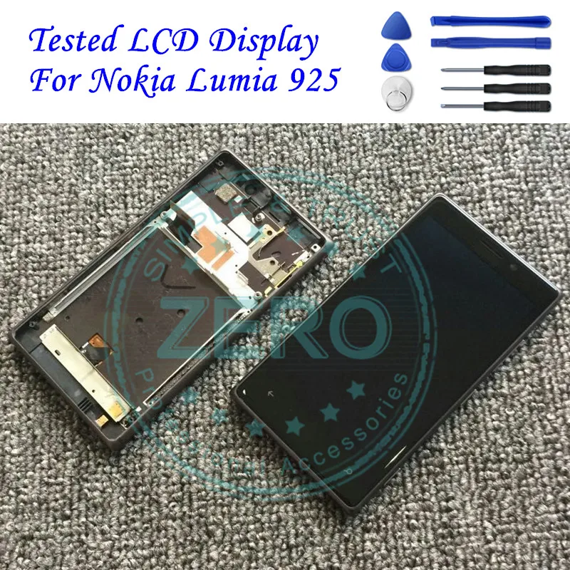 For Nokia Lumia 925 LCD Display + Frame Touch Screen For Nokia Lumia 925 LCD Digitizer Display Assembly Replacement Spare Parts
For Nokia Lumia 925 LCD Display + Frame Touch Screen For Nokia Lumia 925 LCD Digitizer Display Assembly Replacement Spare Parts