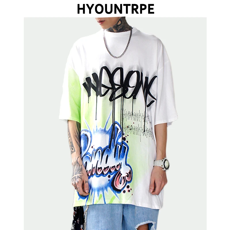 Fashion Graffiti Printed Streetwear Tshirt Mens Summer Loose Top Tee Harajuku Clothing O Neck Hip Hop Unisex Skateboard T-shirt
Fashion Graffiti Printed Streetwear Tshirt Mens Summer Loose Top Tee Harajuku Clothing O Neck Hip Hop Unisex Skateboard T-shirt