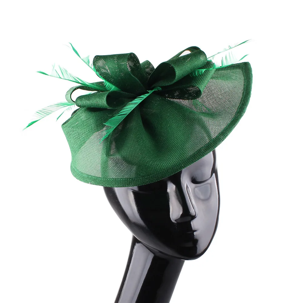 Vintage derby loop Green Fascinators hat lady event feather headwear hair clips race hair accessories New fedora headpiece hats
Vintage derby loop Green Fascinators hat lady event feather headwear hair clips race hair accessories New fedora headpiece hats