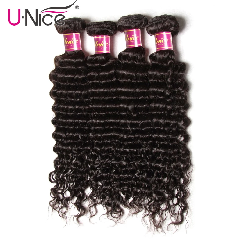 UNICE HAIR Malaysian Deep Wave Human Hair 4 Bundles 12-26 Inch Natural Color Remy Hair Bundles Free Shipping Hair Weaves
UNICE HAIR Malaysian Deep Wave Human Hair 4 Bundles 12-26 Inch Natural Color Remy Hair Bundles Free Shipping Hair Weaves
