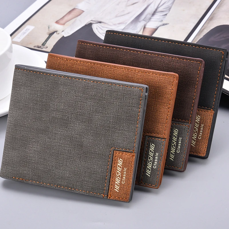 Retro Suede Leather Short Wallet Men Canvas Pattern Slim Bifold Men's Wallets Japaness Fashion Soft Small Purses for Man
Retro Suede Leather Short Wallet Men Canvas Pattern Slim Bifold Men's Wallets Japaness Fashion Soft Small Purses for Man