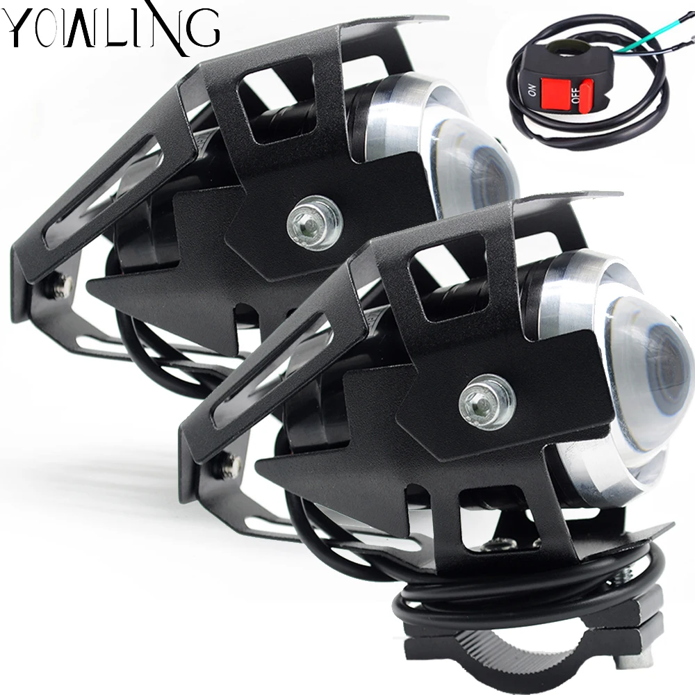 2pcs Universal U5 Fisheye Lens 12V LED 12W Motorcycle Light Headlight Driving Fog Spot Night Work Lamp + Switch
2pcs Universal U5 Fisheye Lens 12V LED 12W Motorcycle Light Headlight Driving Fog Spot Night Work Lamp + Switch