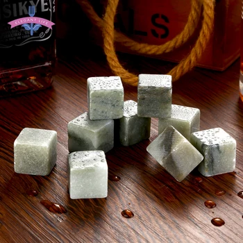 9 pcs/set Ice Stone Whiskey Stones Ice Cubes 100% Natural Stone Rocks Wine Beer Alcohol Cooler Chiller Bar Tool with Bag Gift
9 pcs/set Ice Stone Whiskey Stones Ice Cubes 100% Natural Stone Rocks Wine Beer Alcohol Cooler Chiller Bar Tool with Bag Gift