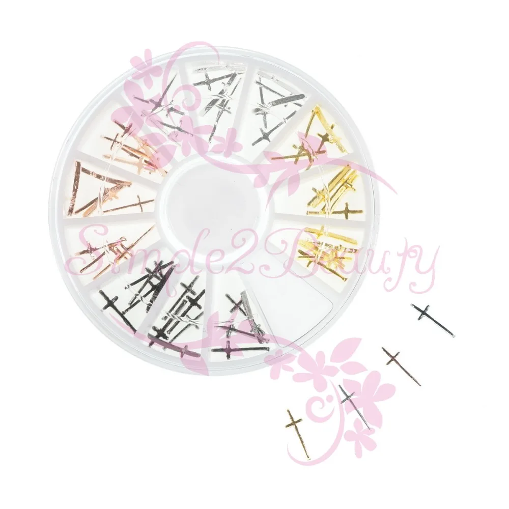 1PCS 6CM Wheel Box 60PCS 3D Long Cross Metallic Japanese Nail Art Alloy Charms Manicure Crafts DIY Design Decorations Accessory
1PCS 6CM Wheel Box 60PCS 3D Long Cross Metallic Japanese Nail Art Alloy Charms Manicure Crafts DIY Design Decorations Accessory