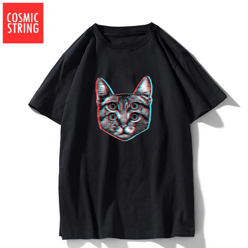 COSMIC STRING 100% cotton summer loose cat print men T shirt cool funny o-neck men tshirt oversized men T shirt tops tee shirts
COSMIC STRING 100% cotton summer loose cat print men T shirt cool funny o-neck men tshirt oversized men T shirt tops tee shirts