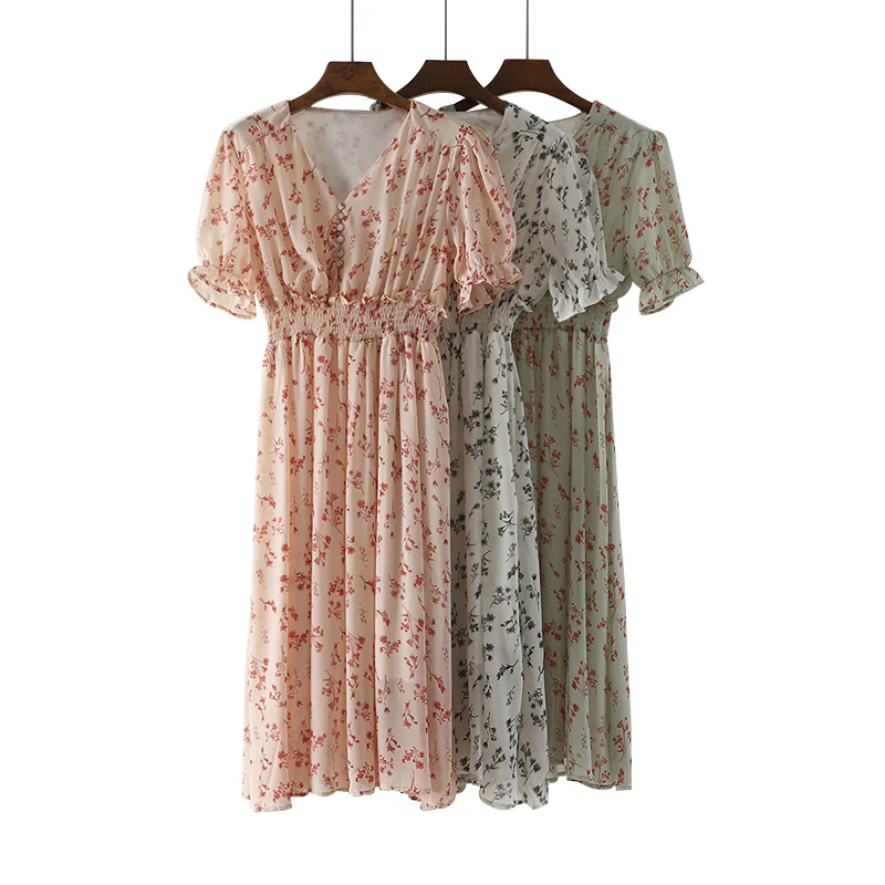 Print Chiffon Long Dress Women Short Sleeve High Waist Button Floral Dress Sexy V-neck Maxi Dress Female Evening Party Vestidos
Print Chiffon Long Dress Women Short Sleeve High Waist Button Floral Dress Sexy V-neck Maxi Dress Female Evening Party Vestidos