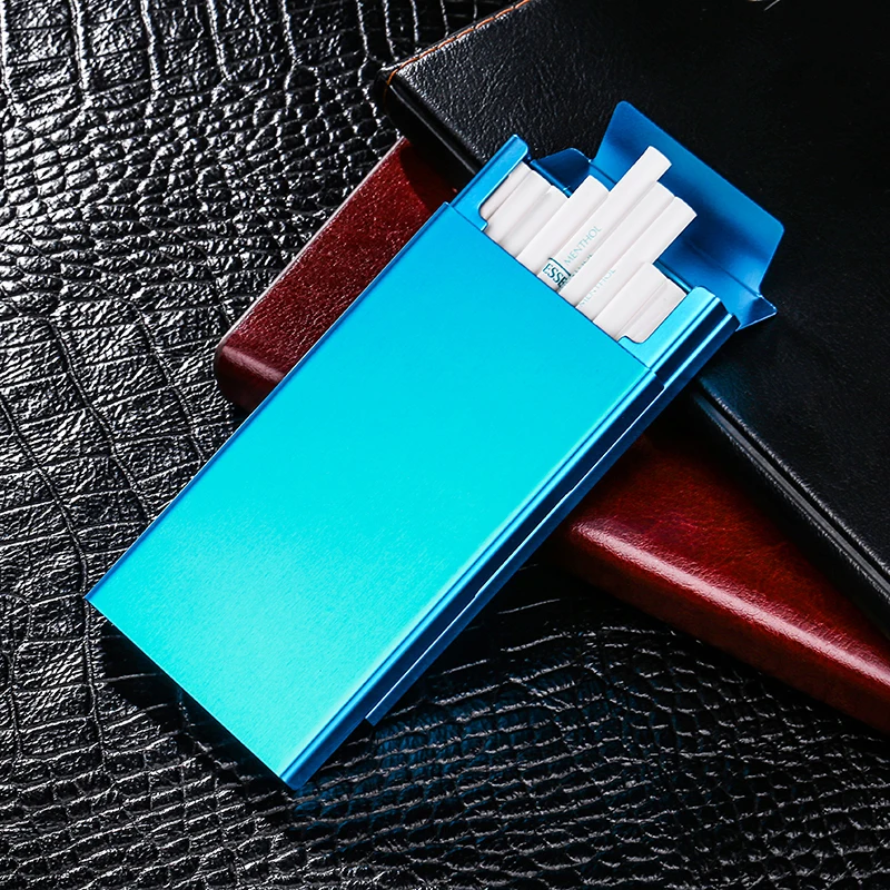 Ultra Thin Pipes Creative Personality Cigaret Case Slim Metal Slider Cigarette Box Aluminum Box Cigarette Holder
Ultra Thin Pipes Creative Personality Cigaret Case Slim Metal Slider Cigarette Box Aluminum Box Cigarette Holder