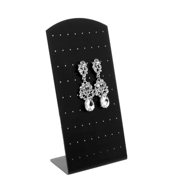 72 Holes Plastic Earring Ear Stud Jewelry Display Rack Stand Organizer Holder 19cmx9cm Black
72 Holes Plastic Earring Ear Stud Jewelry Display Rack Stand Organizer Holder 19cmx9cm Black