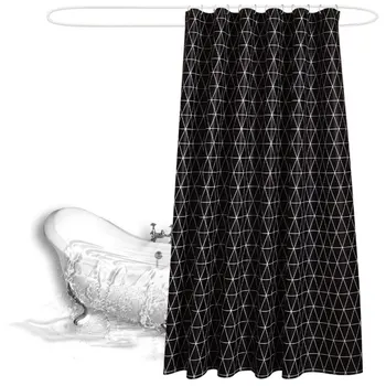 2018 Geometric Pattern Black Bath Screen Eco-Friendly PEVA Moldproof Waterproof Bathroom Bath Shower Curtain Bathroom Products
2018 Geometric Pattern Black Bath Screen Eco-Friendly PEVA Moldproof Waterproof Bathroom Bath Shower Curtain Bathroom Products