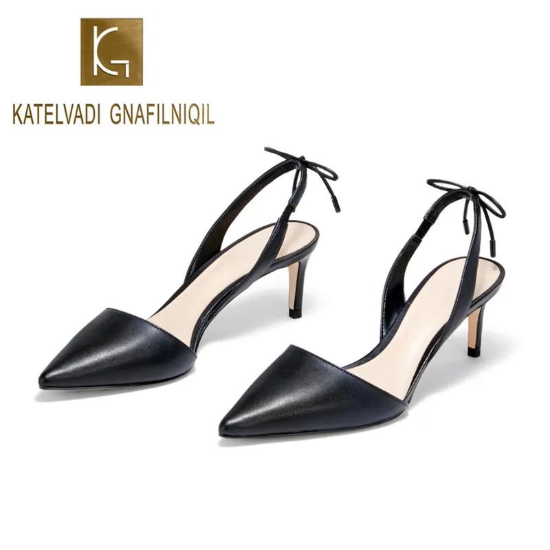 KATELVADI 2019 Women 6CM Heel Dress Sandals Black PU High Heels Back Strap Fashion Woman Sandal Wedding Shoes K-369
KATELVADI 2019 Women 6CM Heel Dress Sandals Black PU High Heels Back Strap Fashion Woman Sandal Wedding Shoes K-369