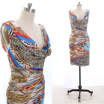 MACloth Multi Pencil V Neck Knee-Length Short Chiffon Prom Dresses Dress L 265515 Clearance
MACloth Multi Pencil V Neck Knee-Length Short Chiffon Prom Dresses Dress L 265515 Clearance