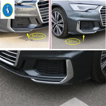 Yimaautotrims Auto Accessory Front Fog Lights Lamp Eyelid Eyebrow Strip Cover Trim Chrome Fit For Audi A6 C8 2019 2020 ABS
Yimaautotrims Auto Accessory Front Fog Lights Lamp Eyelid Eyebrow Strip Cover Trim Chrome Fit For Audi A6 C8 2019 2020 ABS