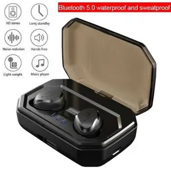 Mini Wireless Bluetooth 5.0 Stereo Bass Earphones Waterproof Headset Handsfree Headphones Sports Bluetooth Earphone Earbud 3B12
Mini Wireless Bluetooth 5.0 Stereo Bass Earphones Waterproof Headset Handsfree Headphones Sports Bluetooth Earphone Earbud 3B12